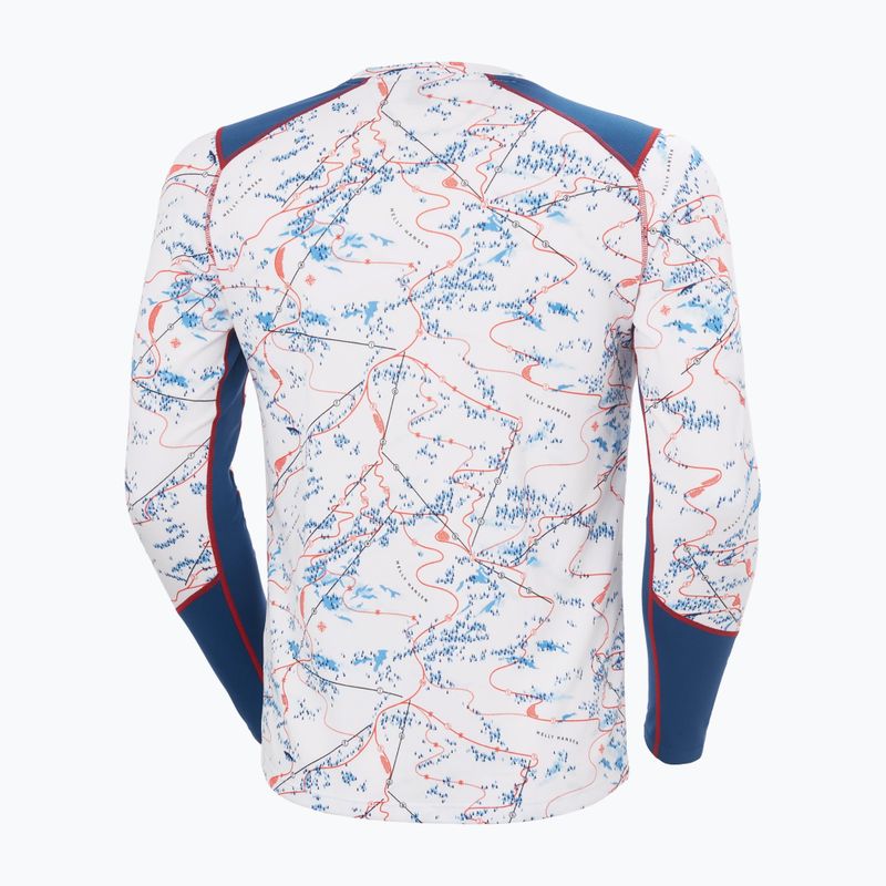 Кофта термоактивна чоловіча Helly Hansen Lifa Active white slope map aop 6