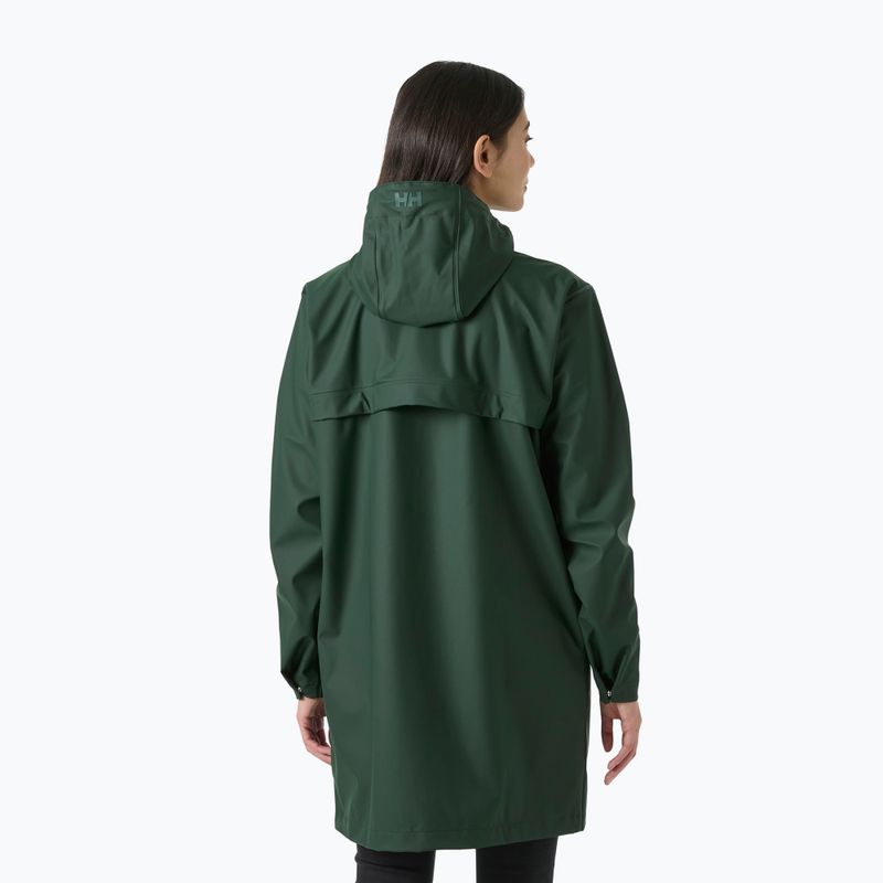 Пальто дощовик жіноче Helly Hansen Moss Rain Coat dark jungle 2