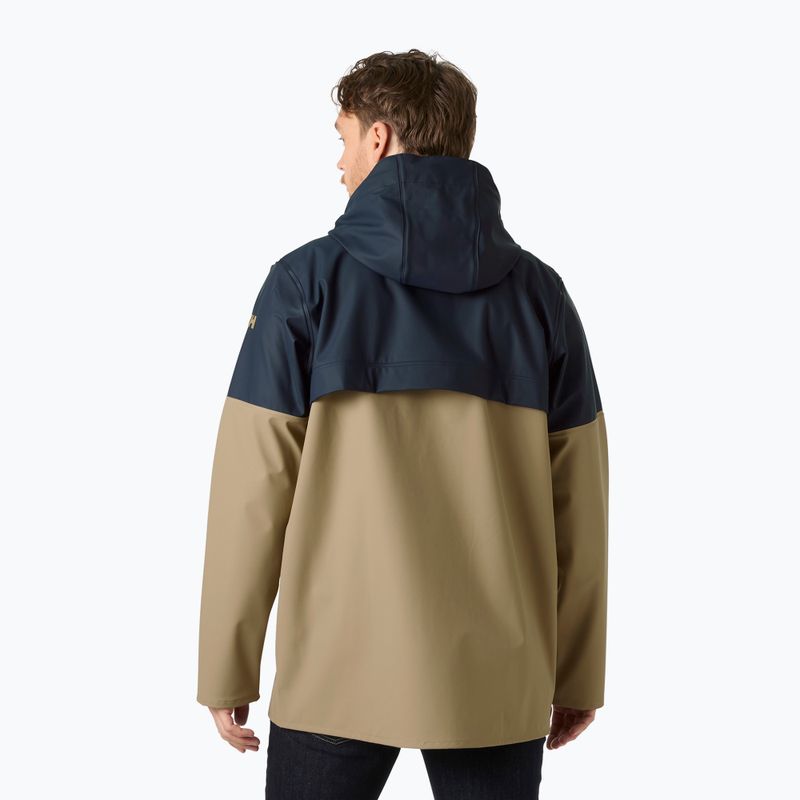Куртка вітрильна чоловіча Helly Hansen Moss Block Coat pebble 2
