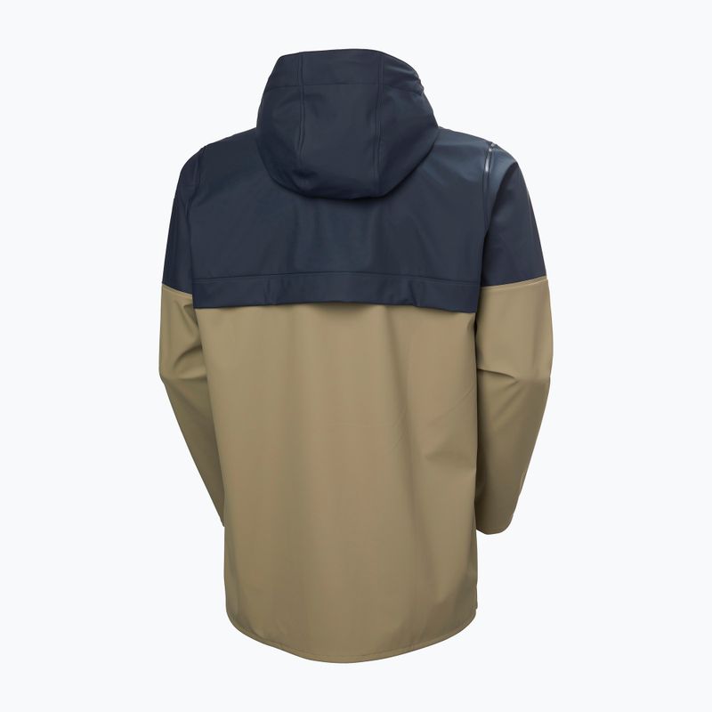 Куртка вітрильна чоловіча Helly Hansen Moss Block Coat pebble 7
