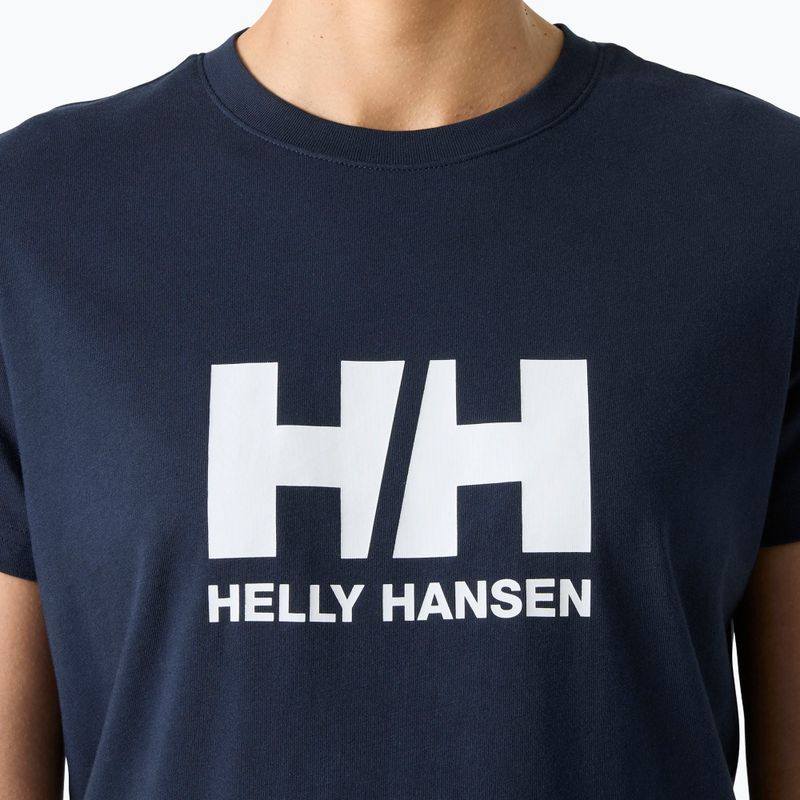 Футболка жіноча Helly Hansen Logo 3.0 SS navy 3