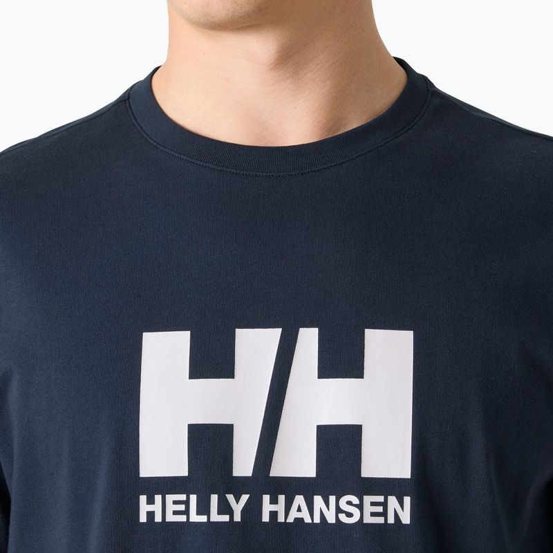 Футболка чоловіча Helly Hansen Logo 3.0 SS navy 3