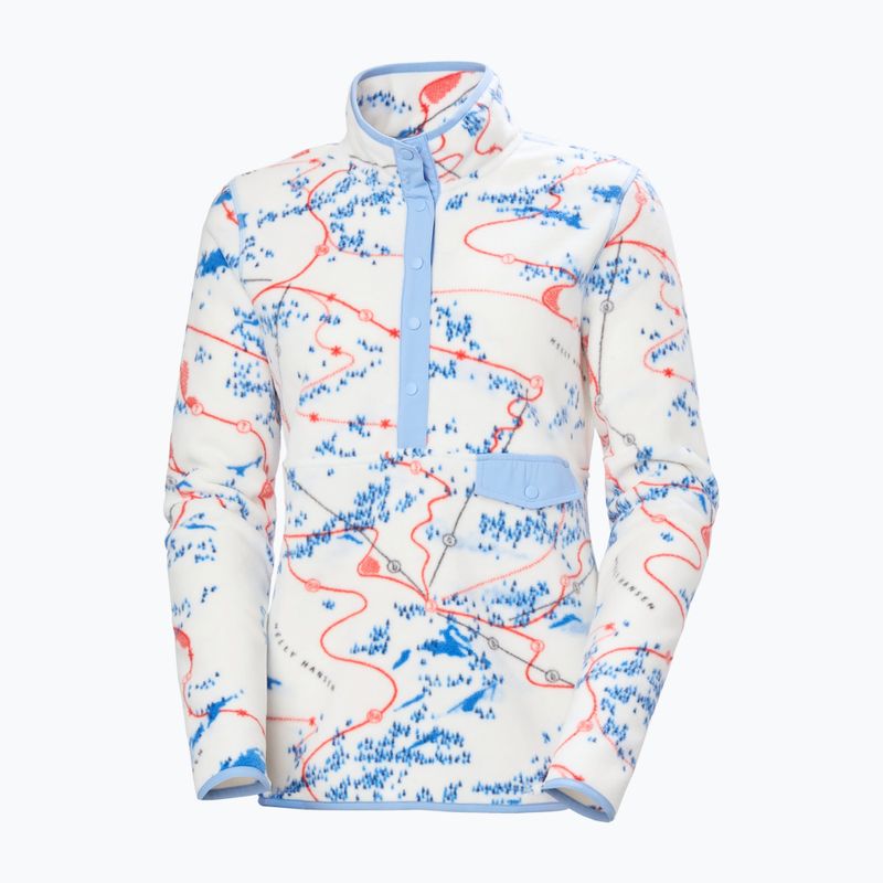 Кофта флісова жіноча Helly Hansen Maridalen Printed Fleece white slope map aop 4