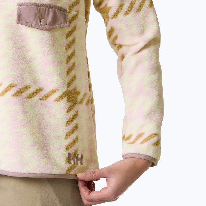 Кофта флісова жіноча Helly Hansen Maridalen Printed Fleece pink shake broxburn plaid 4
