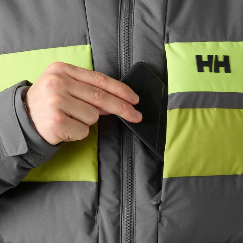 Куртка лижна чоловіча Helly Hansen Bossanova Puffy thunder grey 5