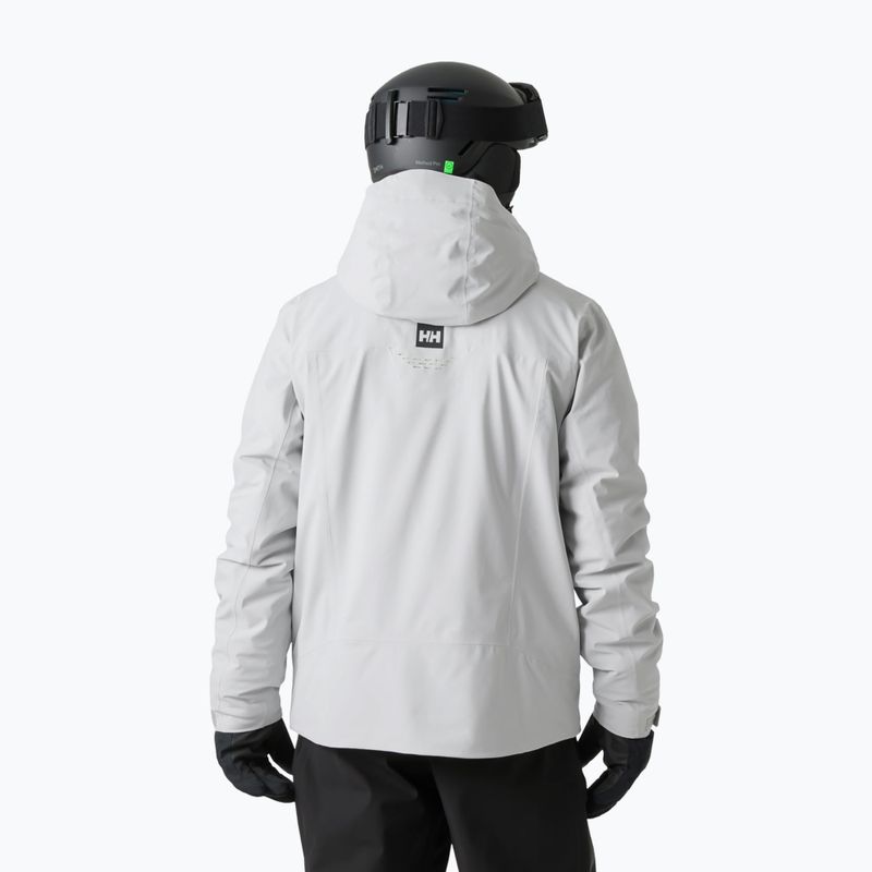 Куртка лижна чоловіча Helly Hansen Alpha Lifaloft grey fog 2