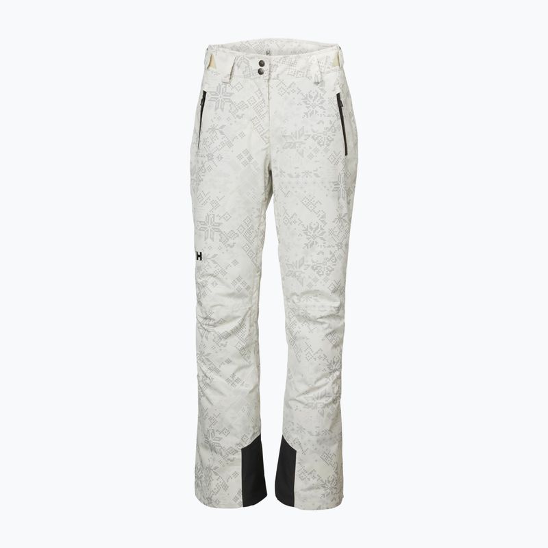 Штани лижні жіночі Helly Hansen Legendary Insulated cream new nordic aop 5