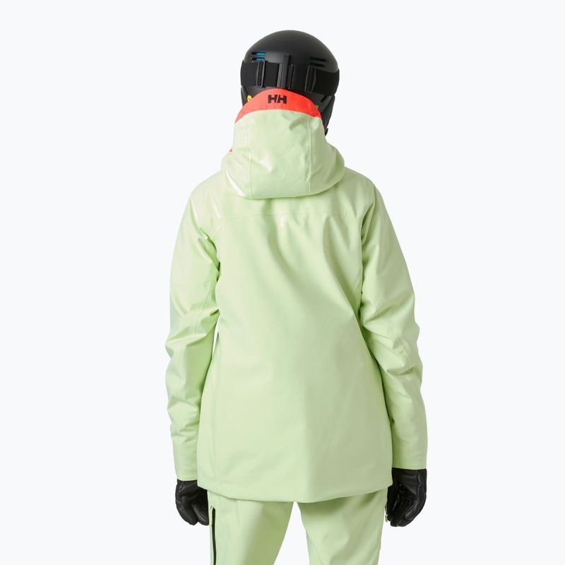 Куртка лижна жіноча Helly Hansen Powderqueen 3.0 washed lime 2