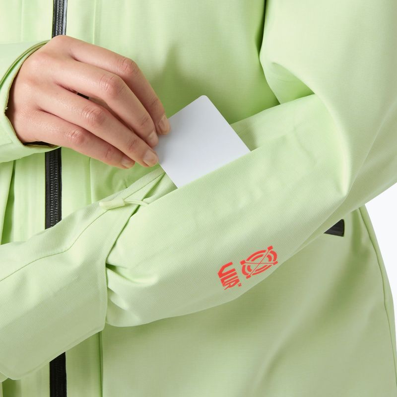 Куртка лижна жіноча Helly Hansen Powderqueen 3.0 washed lime 5