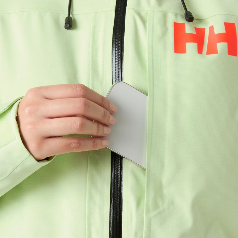 Куртка лижна жіноча Helly Hansen Powderqueen 3.0 washed lime 6