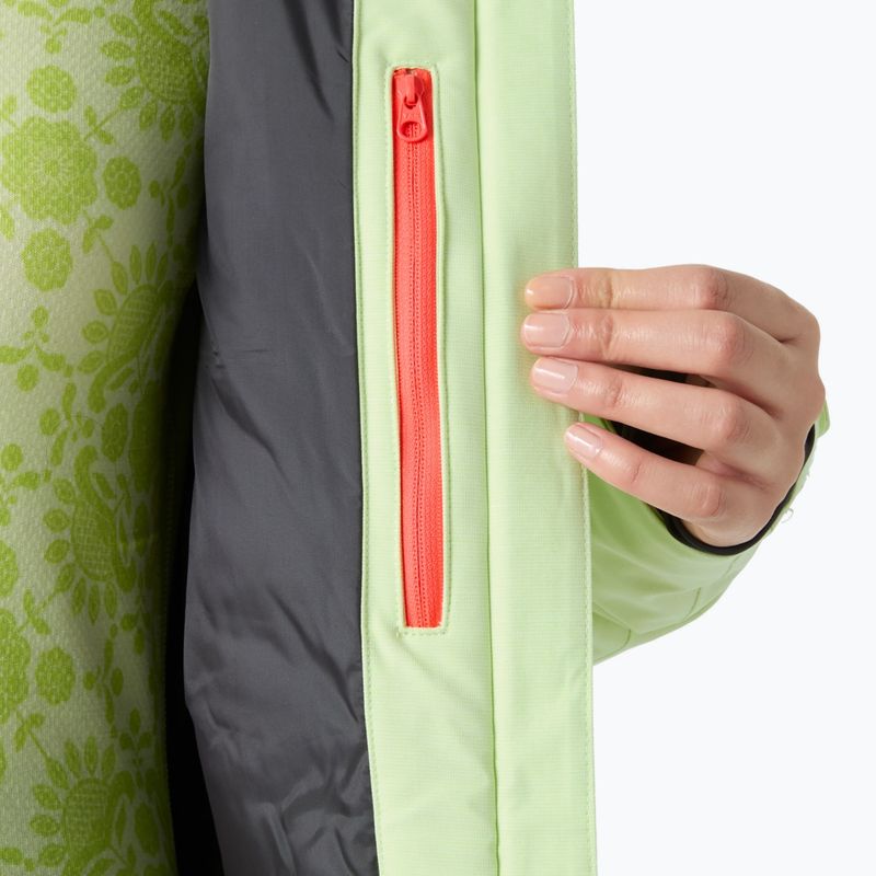 Куртка лижна жіноча Helly Hansen Powderqueen 3.0 washed lime 10