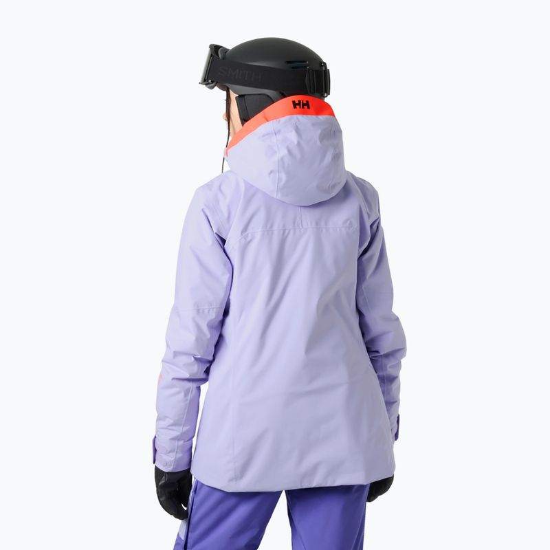 Куртка лижна жіноча Helly Hansen Powshot bright lavender 2