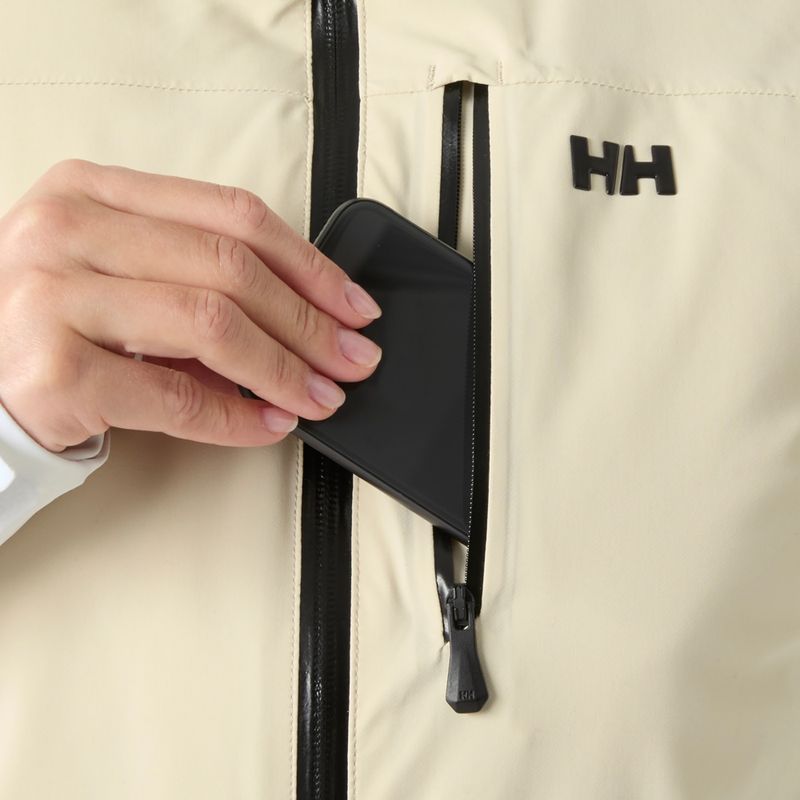 Куртка лижна жіноча Helly Hansen Alphelia cream 6