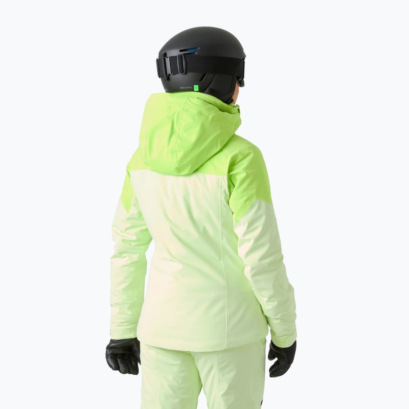 Куртка лижна жіноча Helly Hansen Alphelia luminous green 2
