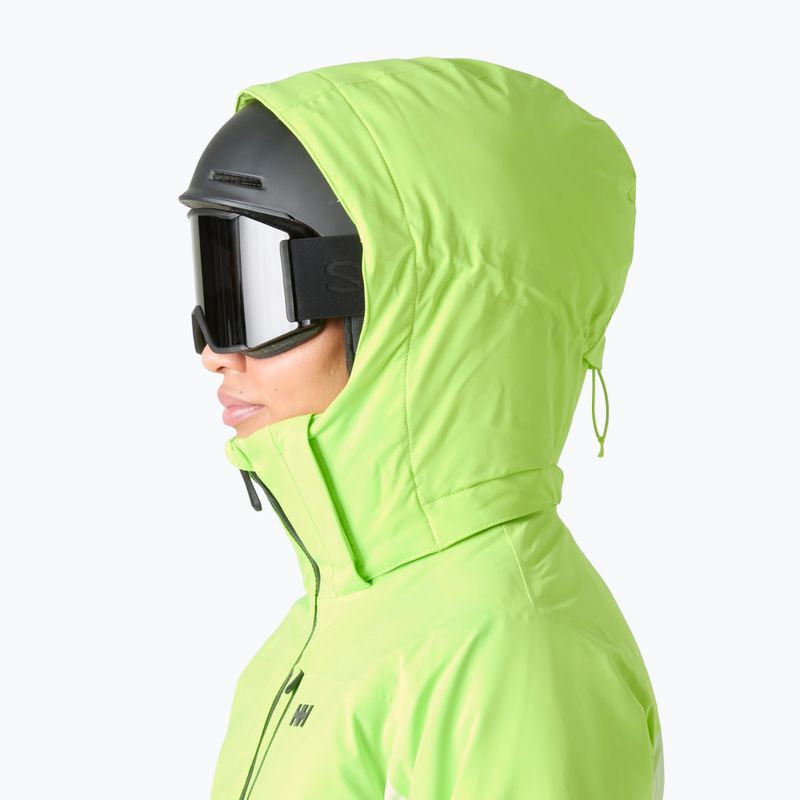 Куртка лижна жіноча Helly Hansen Alphelia luminous green 3