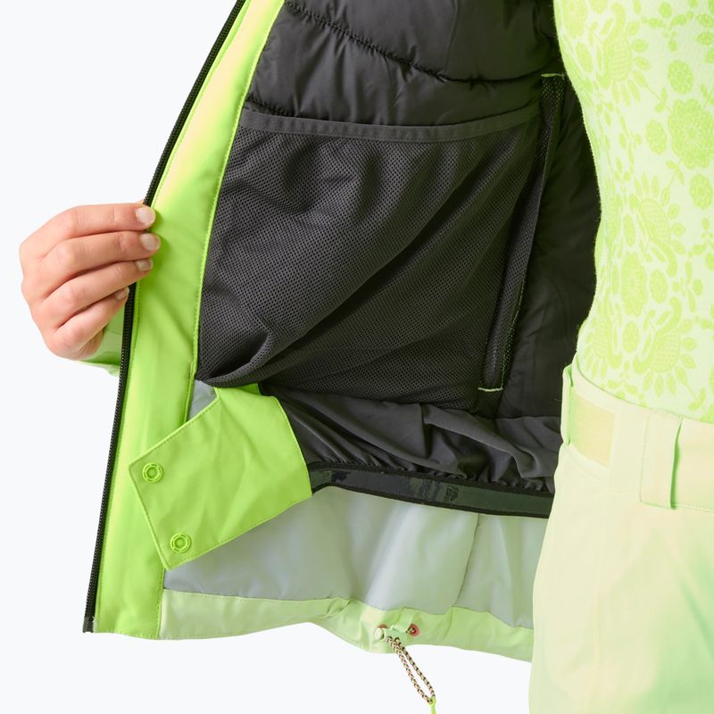 Куртка лижна жіноча Helly Hansen Alphelia luminous green 10