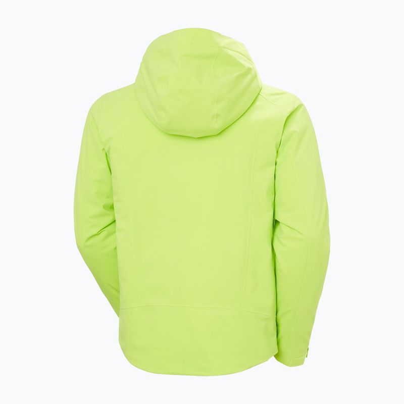 Куртка лижна чоловіча Helly Hansen Alpha 4.0 luminous green 10