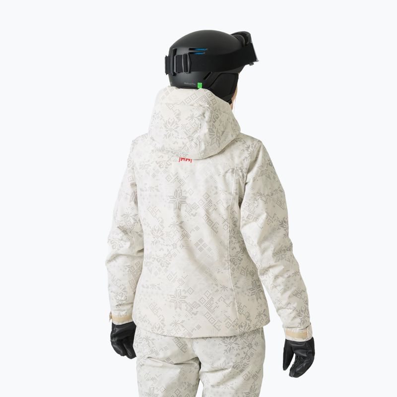 Куртка лижна жіноча Helly Hansen Valdisere 3.0 cream new nordic aop 2