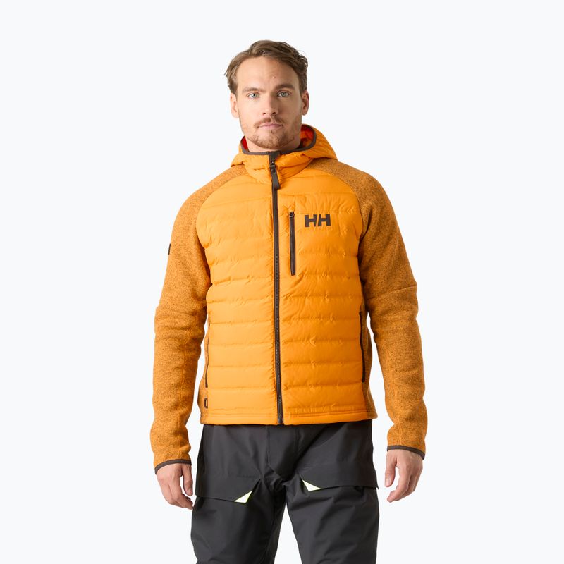 Куртка гібридна чоловіча Helly Hansen Skagen Hybrid Knit Insulator ignite orange