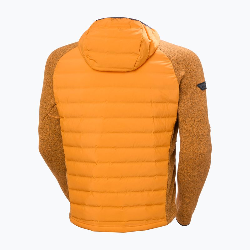 Куртка гібридна чоловіча Helly Hansen Skagen Hybrid Knit Insulator ignite orange 7