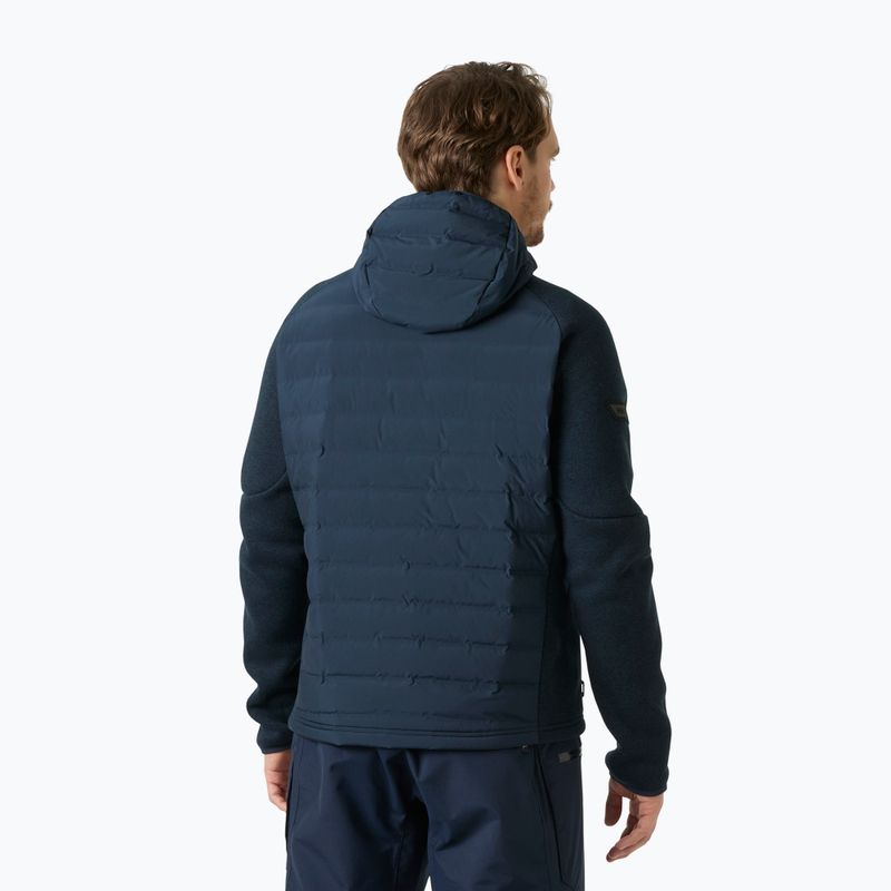 Куртка гібридна чоловіча Helly Hansen Skagen Hybrid Knit Insulator navy 2