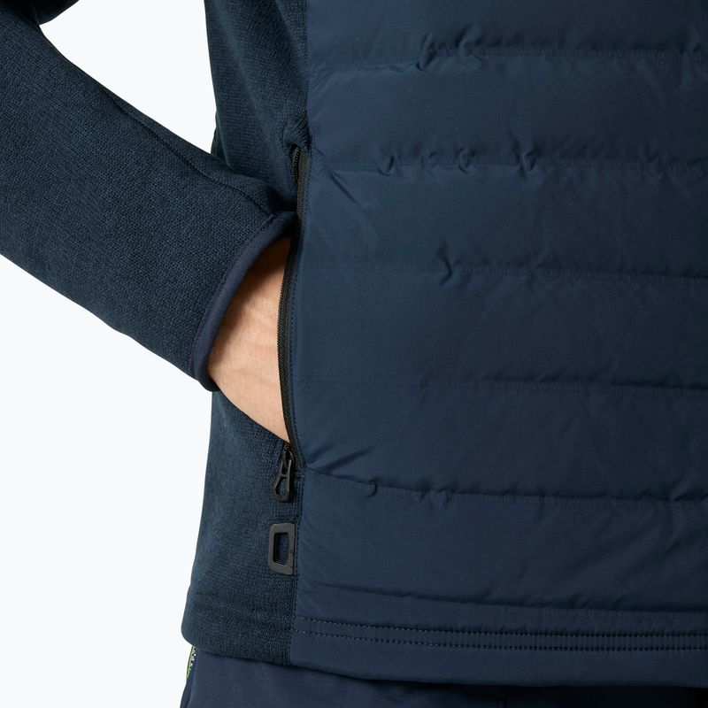 Куртка гібридна чоловіча Helly Hansen Skagen Hybrid Knit Insulator navy 4