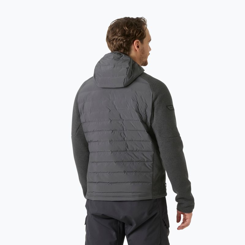 Куртка гібридна чоловіча Helly Hansen Skagen Hybrid Knit Insulator ebony 2