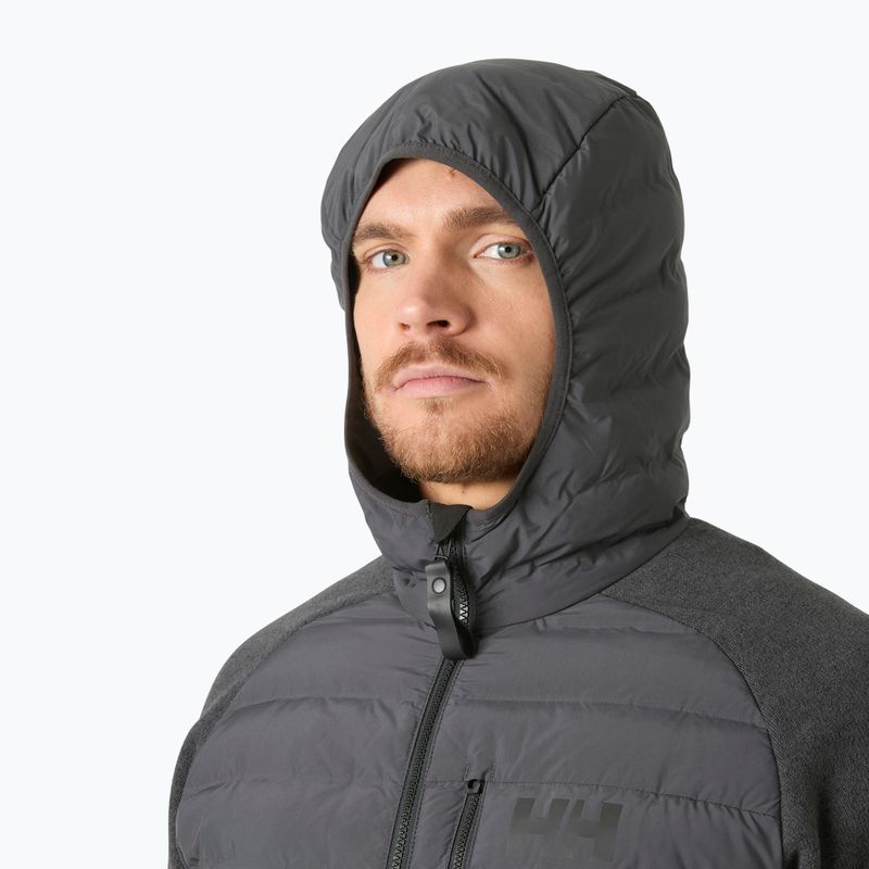 Куртка гібридна чоловіча Helly Hansen Skagen Hybrid Knit Insulator ebony 3
