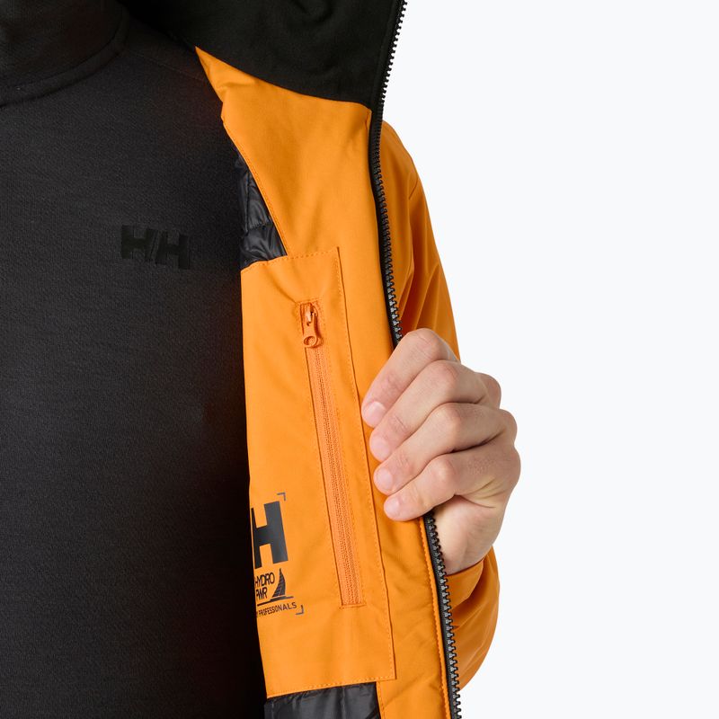 Куртка вітрильна чоловіча Helly Hansen HP Racing Lifaloft Hood ignite orange 7