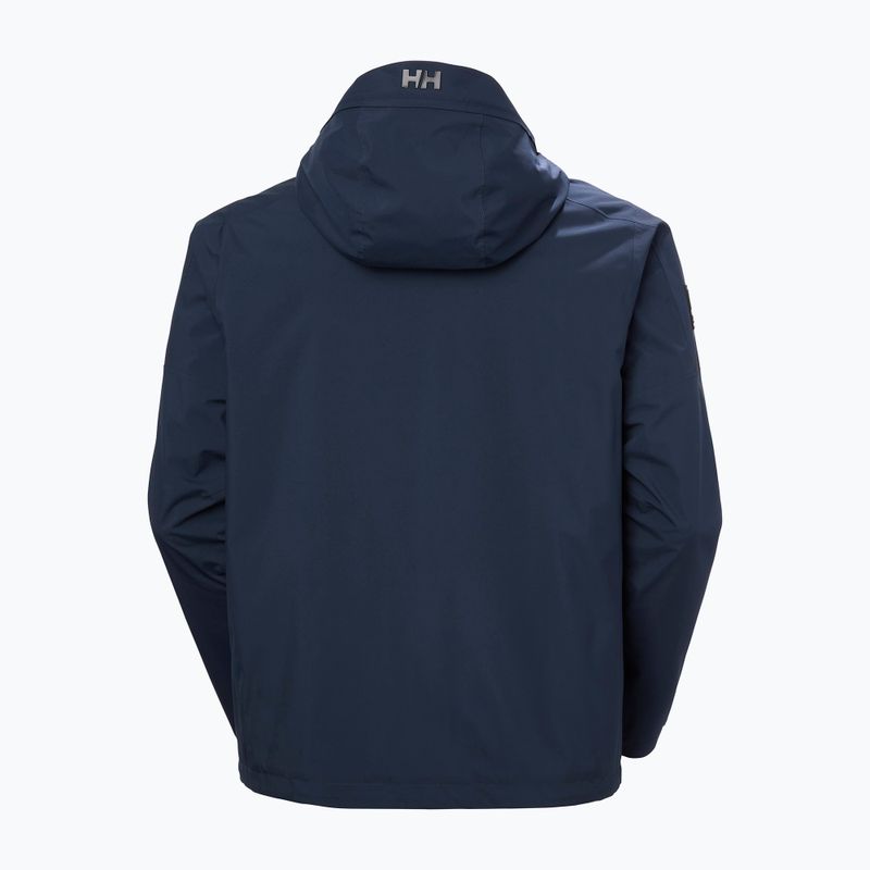 Куртка вітрильна чоловіча Helly Hansen HP Racing Lifaloft Hood navy 7