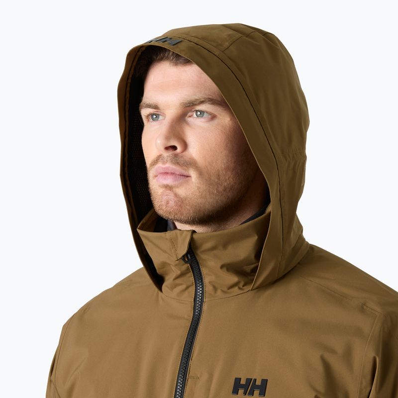 Куртка вітрильна чоловіча Helly Hansen HP Racing Lifaloft Hood sepia 3