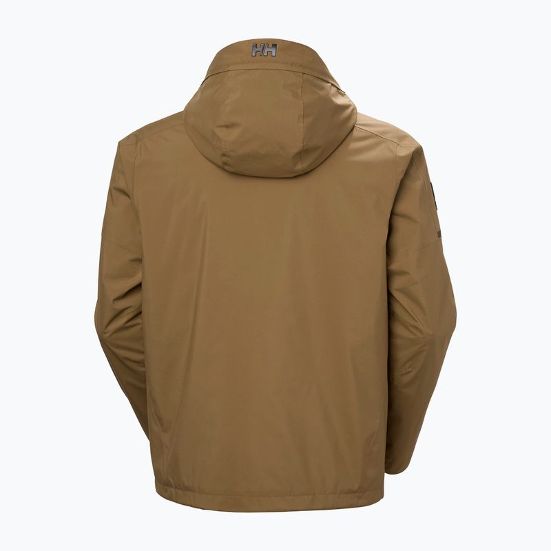 Куртка вітрильна чоловіча Helly Hansen HP Racing Lifaloft Hood sepia 8