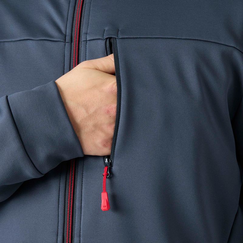 Куртка чоловіча Helly Hansen Crew Fleece navy 4