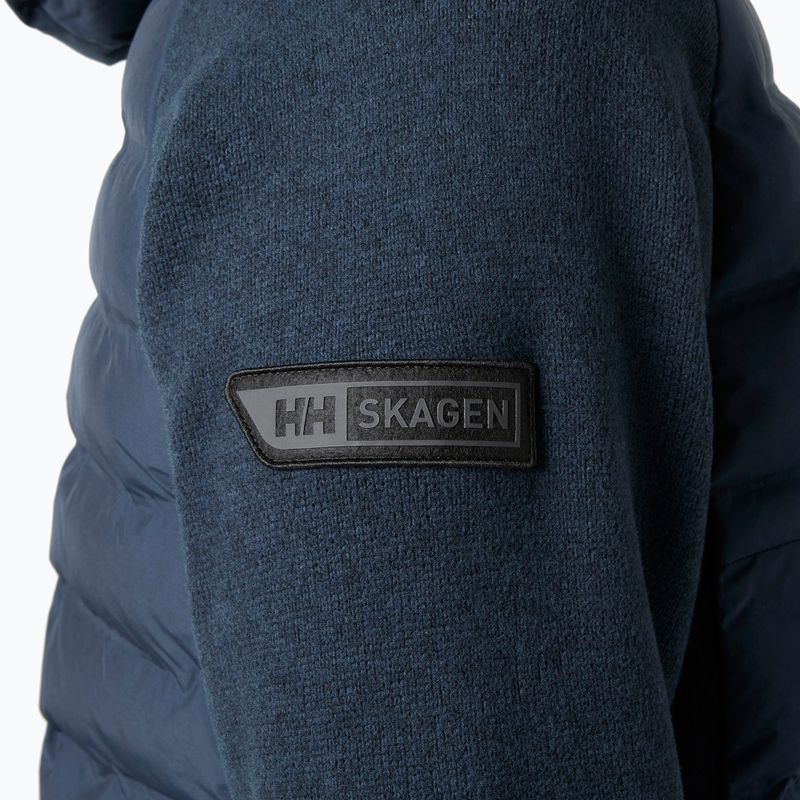 Куртка гібридна жіноча Helly Hansen Skagen Hybrid Knit Insulator navy 4