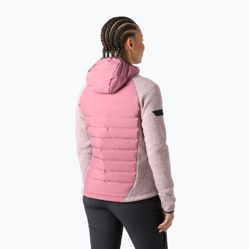 Куртка гібридна жіноча Helly Hansen Skagen Hybrid Knit Insulator wildberry 2