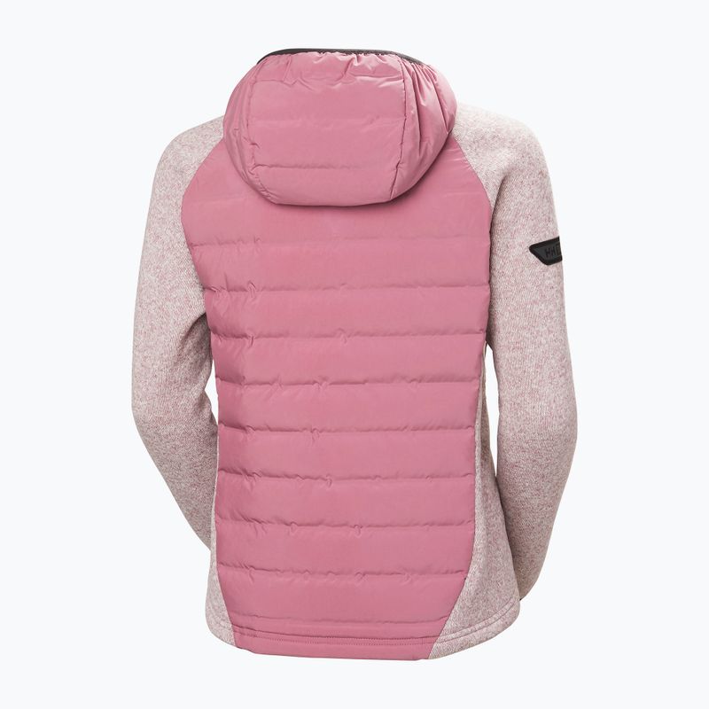 Куртка гібридна жіноча Helly Hansen Skagen Hybrid Knit Insulator wildberry 7