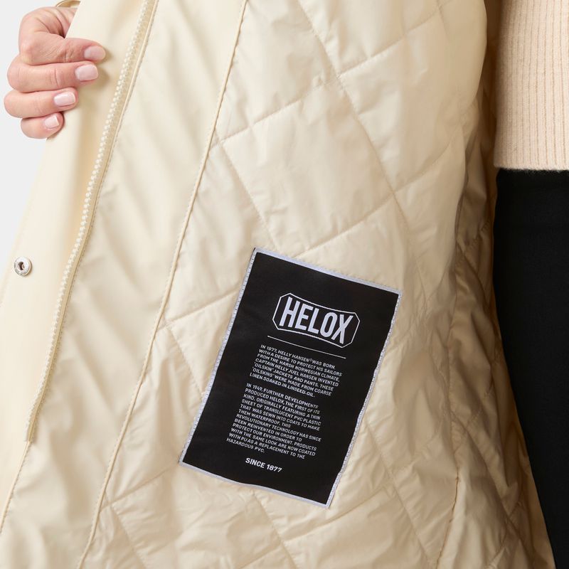 Пальто дощовик жіноче Helly Hansen Moss Ins Pu Coat cream 7