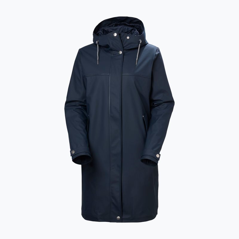 Пальто дощовик жіноче Helly Hansen Moss Ins Pu Coat navy 7