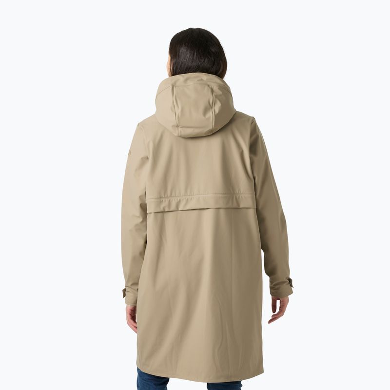 Пальто дощовик жіноче Helly Hansen Moss Ins Pu Coat pebble 2