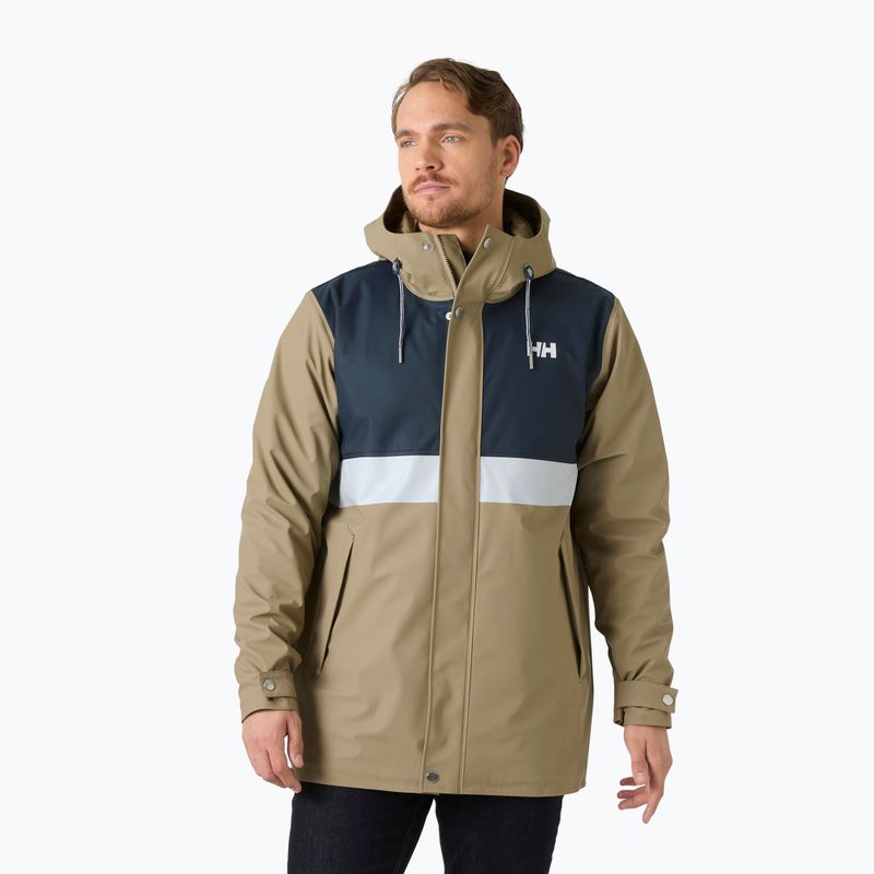 Куртка вітрильна чоловіча Helly Hansen Moss Insulated Coat pebble
