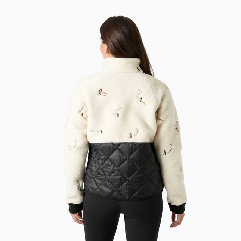 Куртка гібридна жіноча Helly Hansen Bliss Hybrid cream skiers embroidery 2