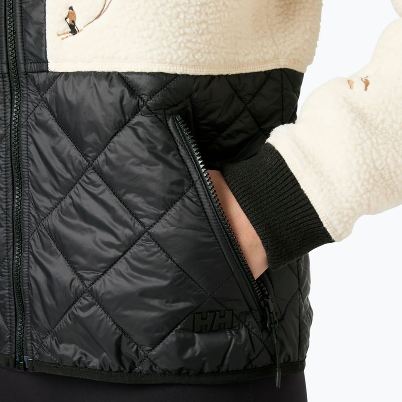 Куртка гібридна жіноча Helly Hansen Bliss Hybrid cream skiers embroidery 4