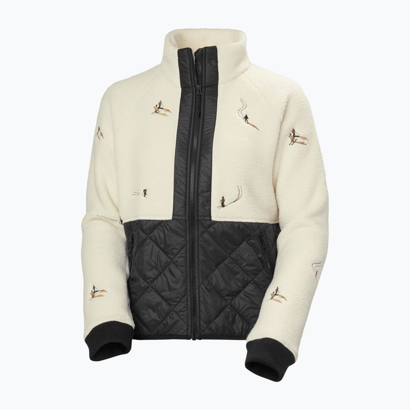 Куртка гібридна жіноча Helly Hansen Bliss Hybrid cream skiers embroidery 5