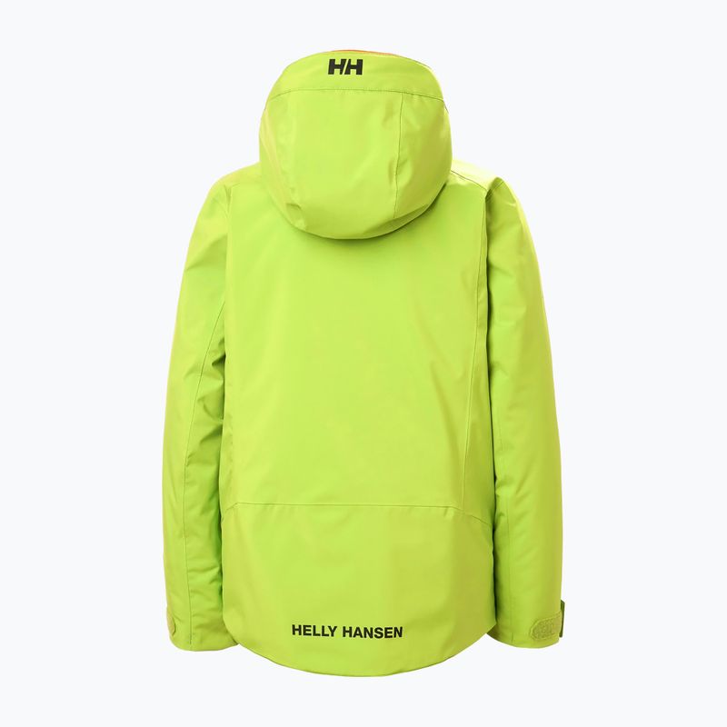 Куртка лижна дитяча Helly Hansen Alpha luminous green 2