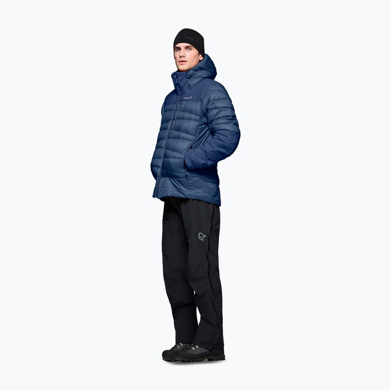 Пуховик чоловічий NORRONA Falketind Down 750 Zip Hood indigo night 4