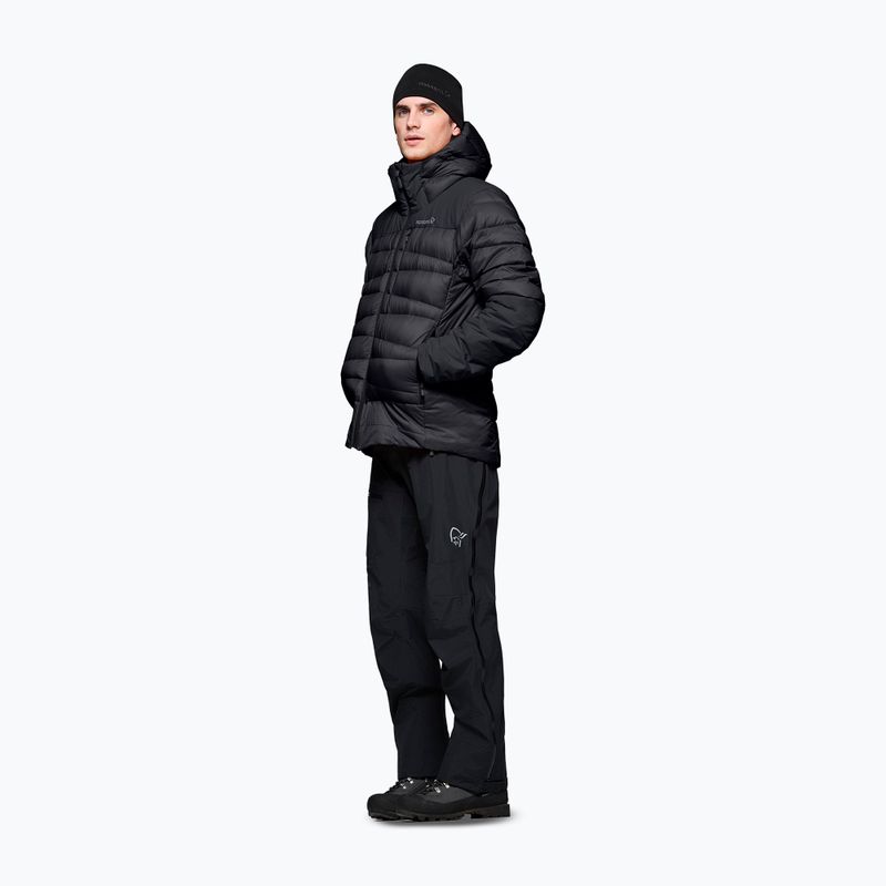 Пуховик чоловічий NORRONA Falketind Down 750 Zip Hood caviar black 4