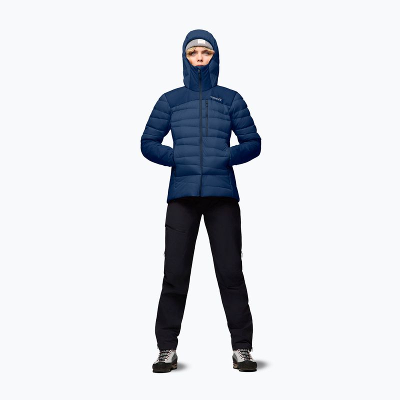 Пуховик жіночий NORRONA Falketind Down 750 Zip Hood indigo night 2