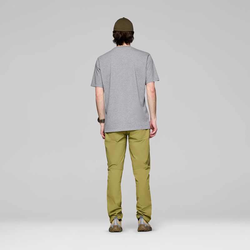 Футболка чоловіча NORRONA Cotton Viking grey melange/caviar 3