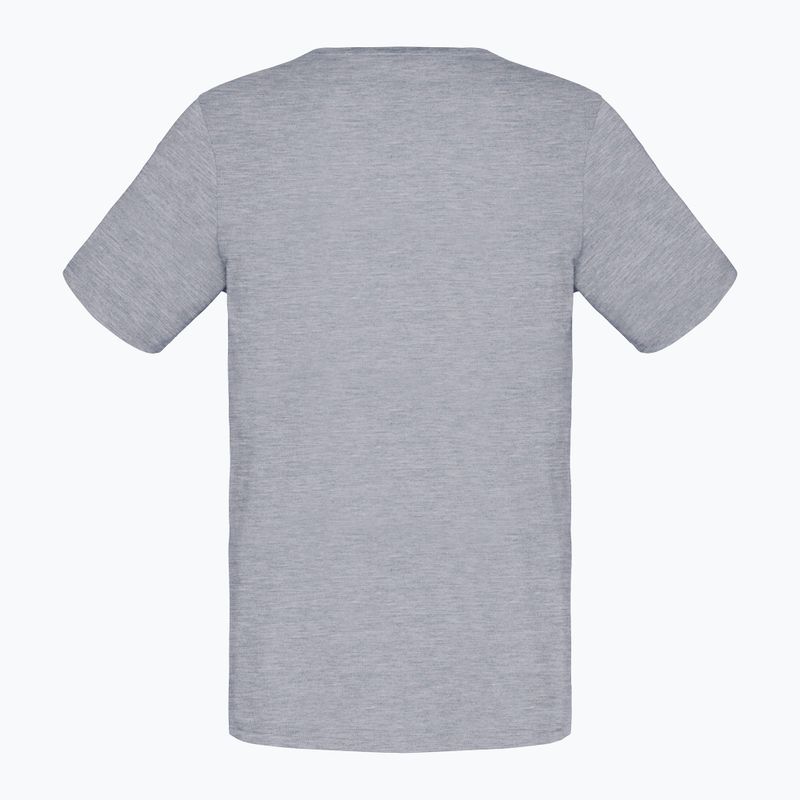 Футболка чоловіча NORRONA Cotton Viking grey melange/caviar 5
