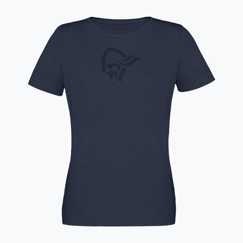 Футболка жіноча NORRONA Cotton Viking indigo night/sky captain 4
